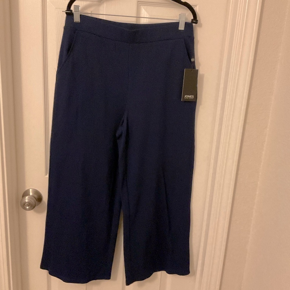 Jones New York Navy Blue Wide Leg Pants – NWT Size M - Picture 2 of 11